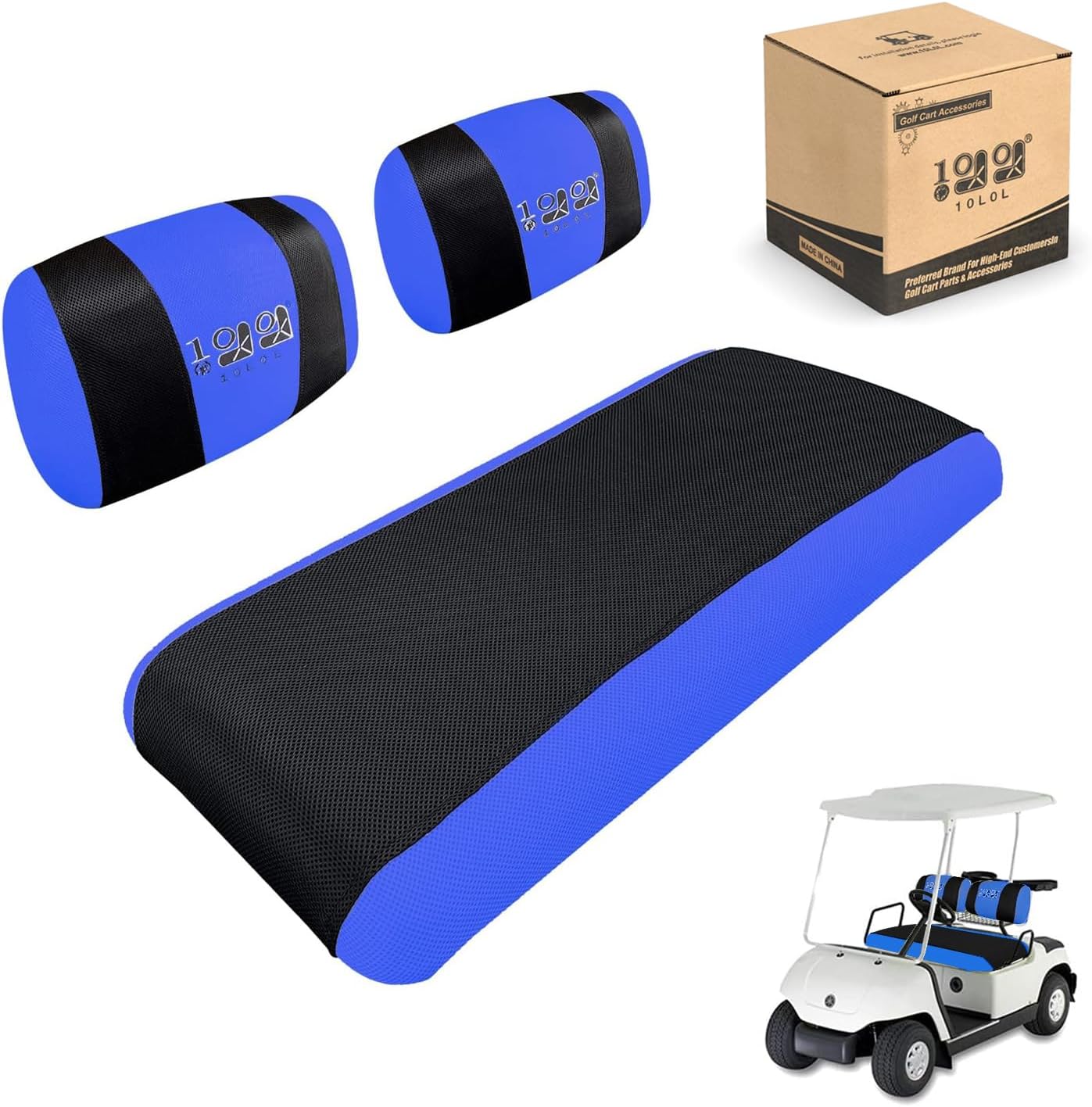 10L0L Golf Cart Seat Covers for Yamaha & Club Car DS Pre-2000