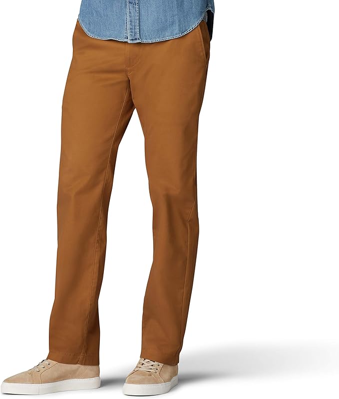 Lee Men's Extreme Motion Flat Front Regular Straight Pant Review