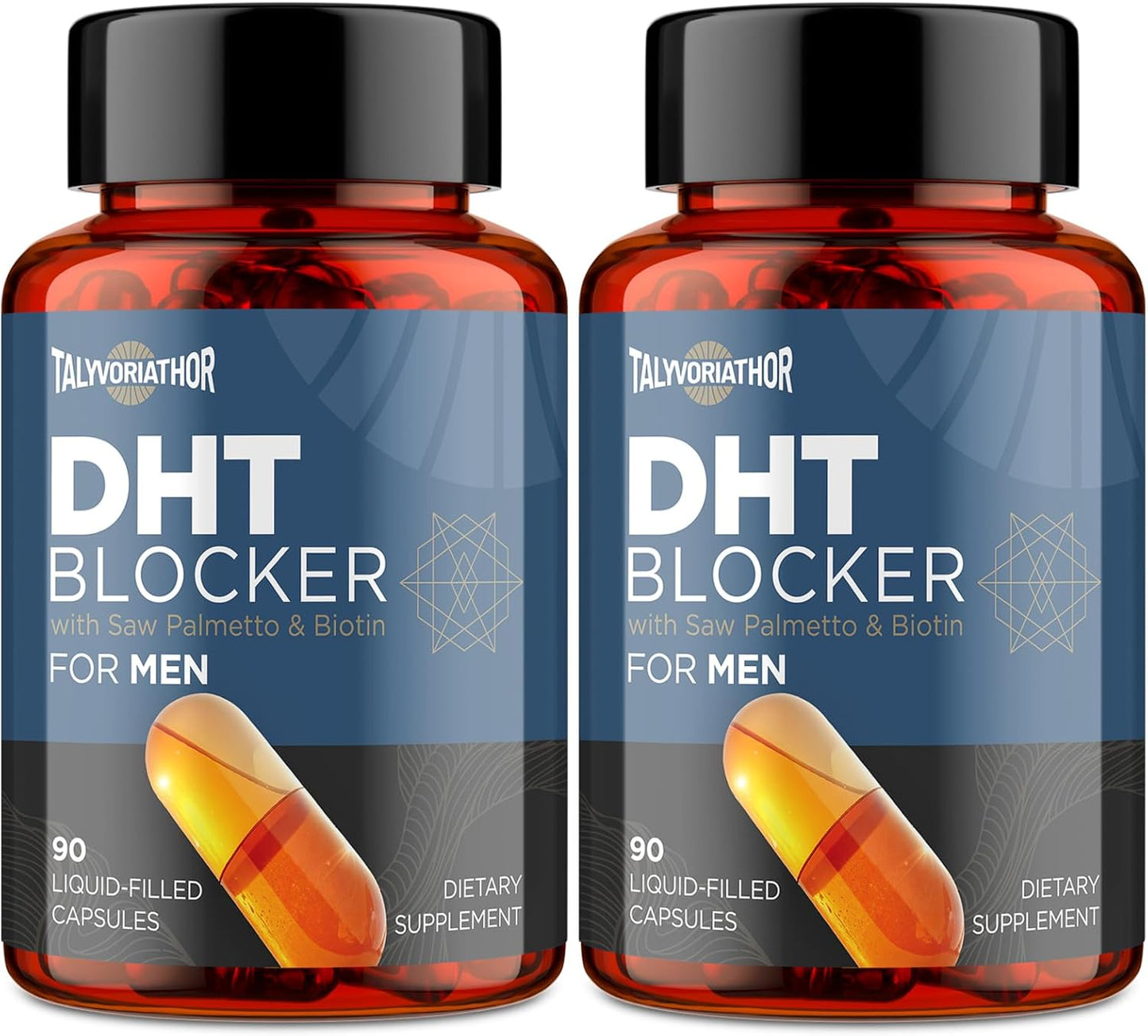 DHT Blocker for Men with Saw Palmetto & Biotin - 90 Capsules