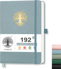 AHGXG Lined Journal Notebook A5 - Durable Vegan Leather Journal