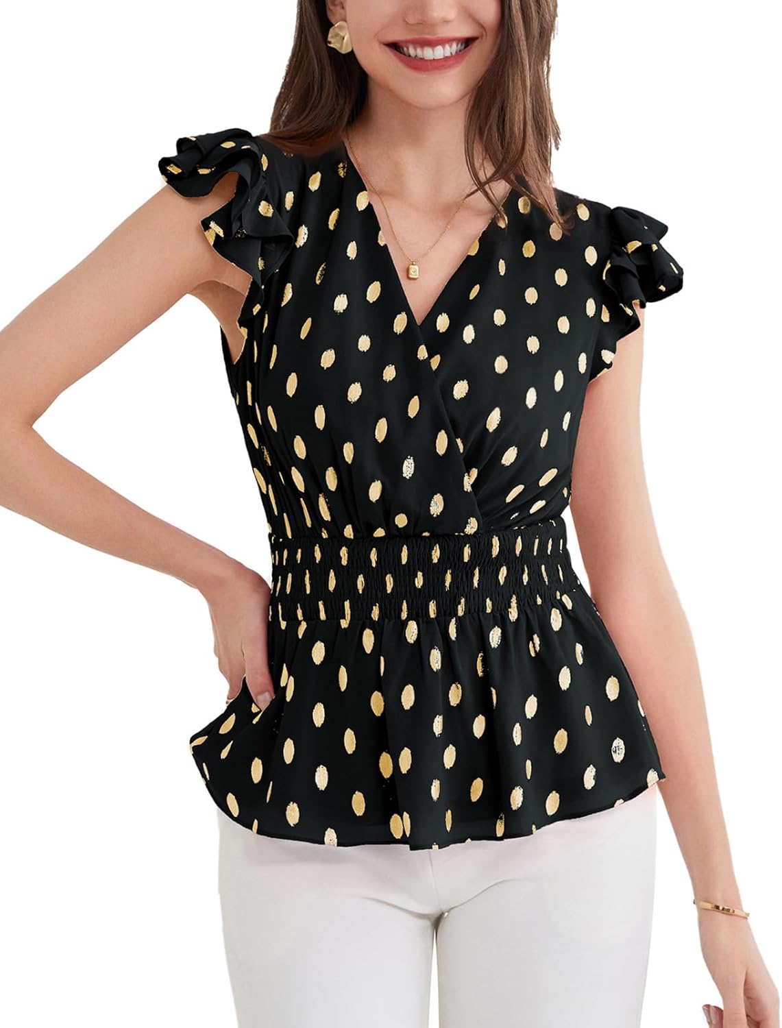 GRACE KARIN Peplum Tops for Women - Stylish Summer Blouses