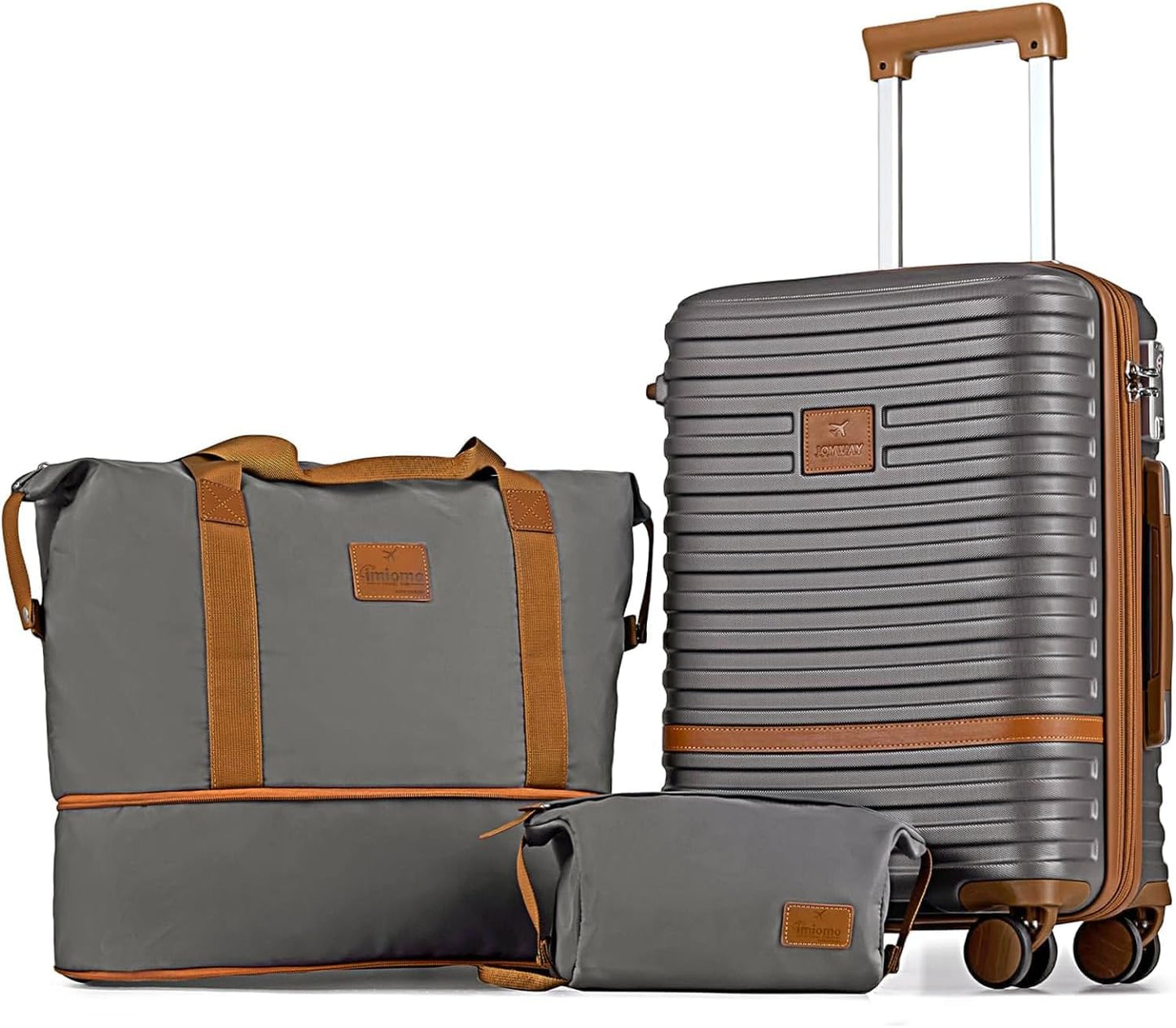 Joyway Carry On Luggage Set with Expandable 20 Inch Suitcase