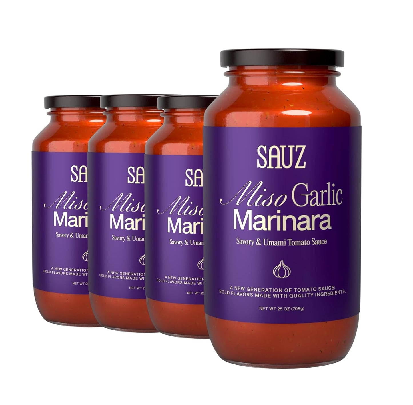 Miso Garlic Marinara Sauce - Umami-Rich & Gluten-Free Delight