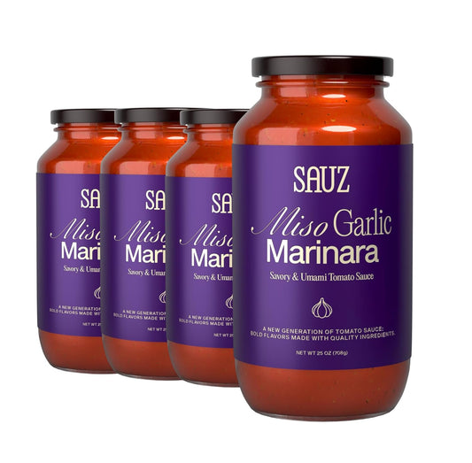 Miso Garlic Marinara Sauce - Umami-Rich & Gluten-Free Delight