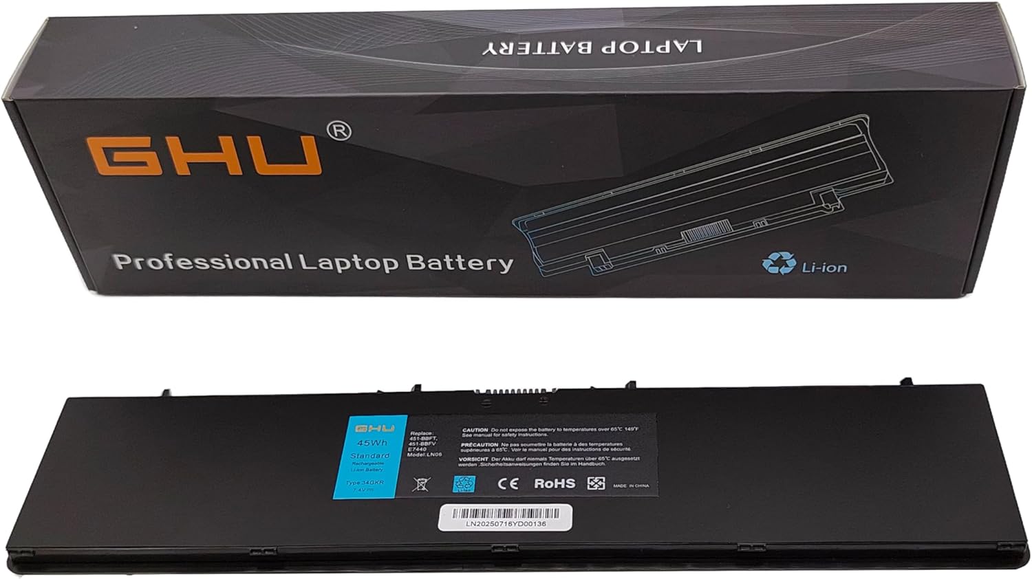 GHU Battery Replacement for Dell Latitude E7440 E7450 Series