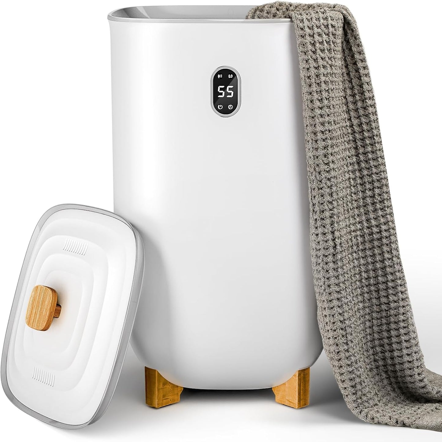 AGLUCKY Towel Warmer for Bathroom with 40L Capacity and LCD