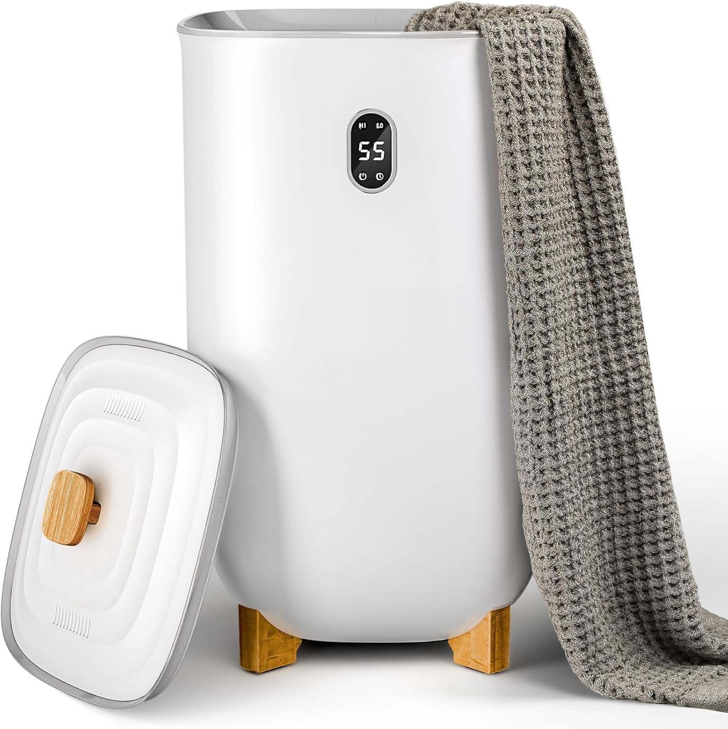 AGLUCKY Towel Warmer for Bathroom with 40L Capacity and LCD