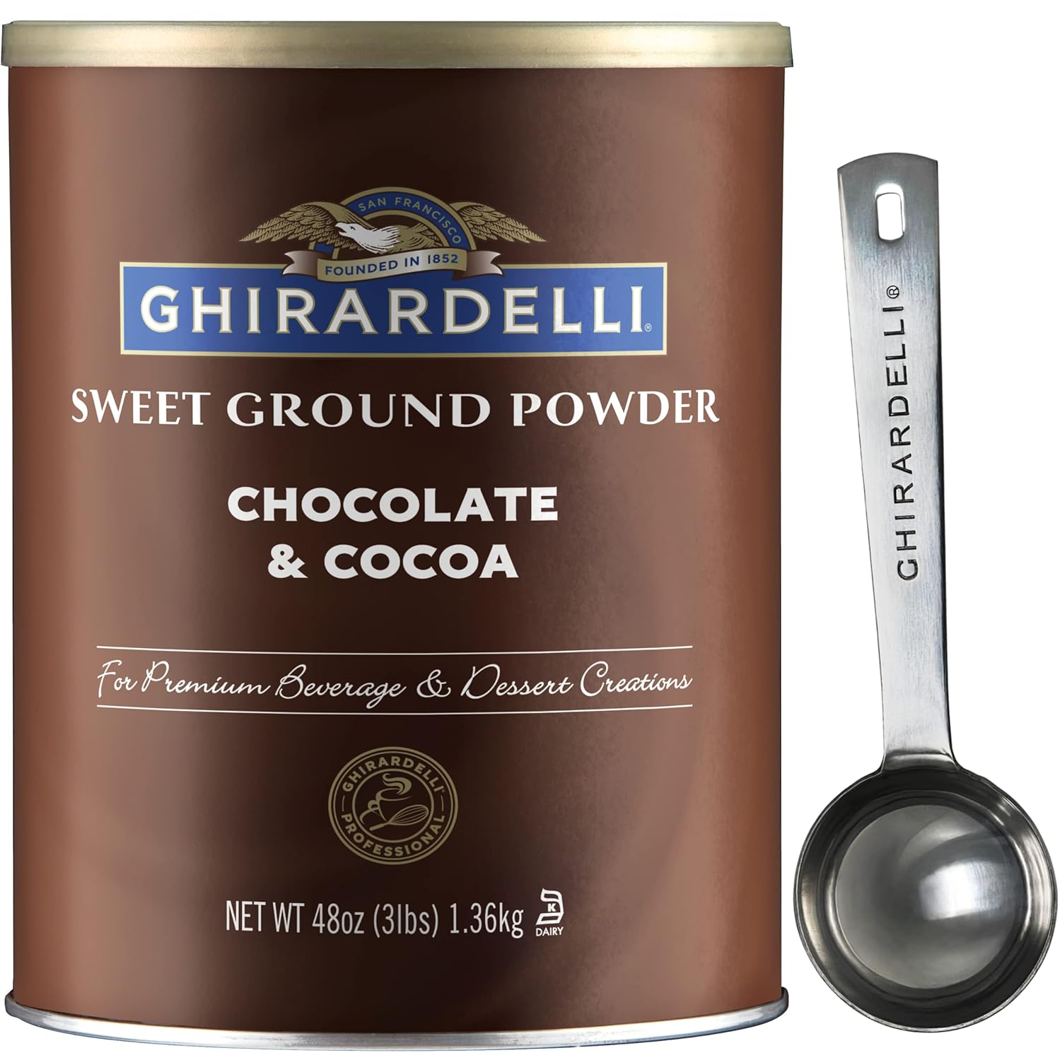 Ghirardelli Sweet Ground Chocolate & Cocoa Powder for Beverages