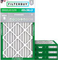 Filterbuy 20x36x2 Air Filter MERV 8 Essential Dust & Allergy Defense