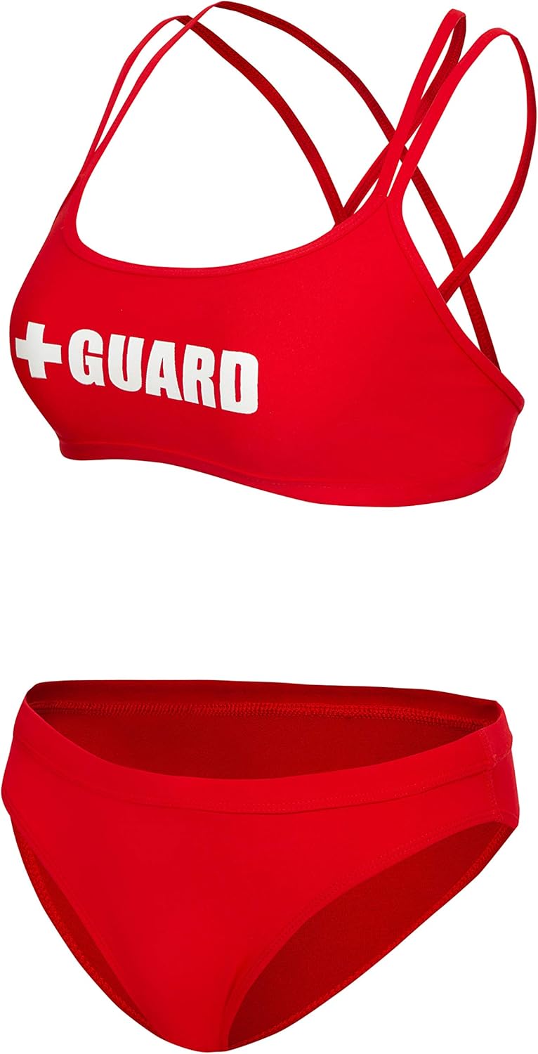 BLARIX Guard Swimsuit Double Cross Strap 2 Piece for Comfort