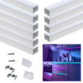 Spotless LED Channel 10Pack 1M Silver with Milky Cover - Soft