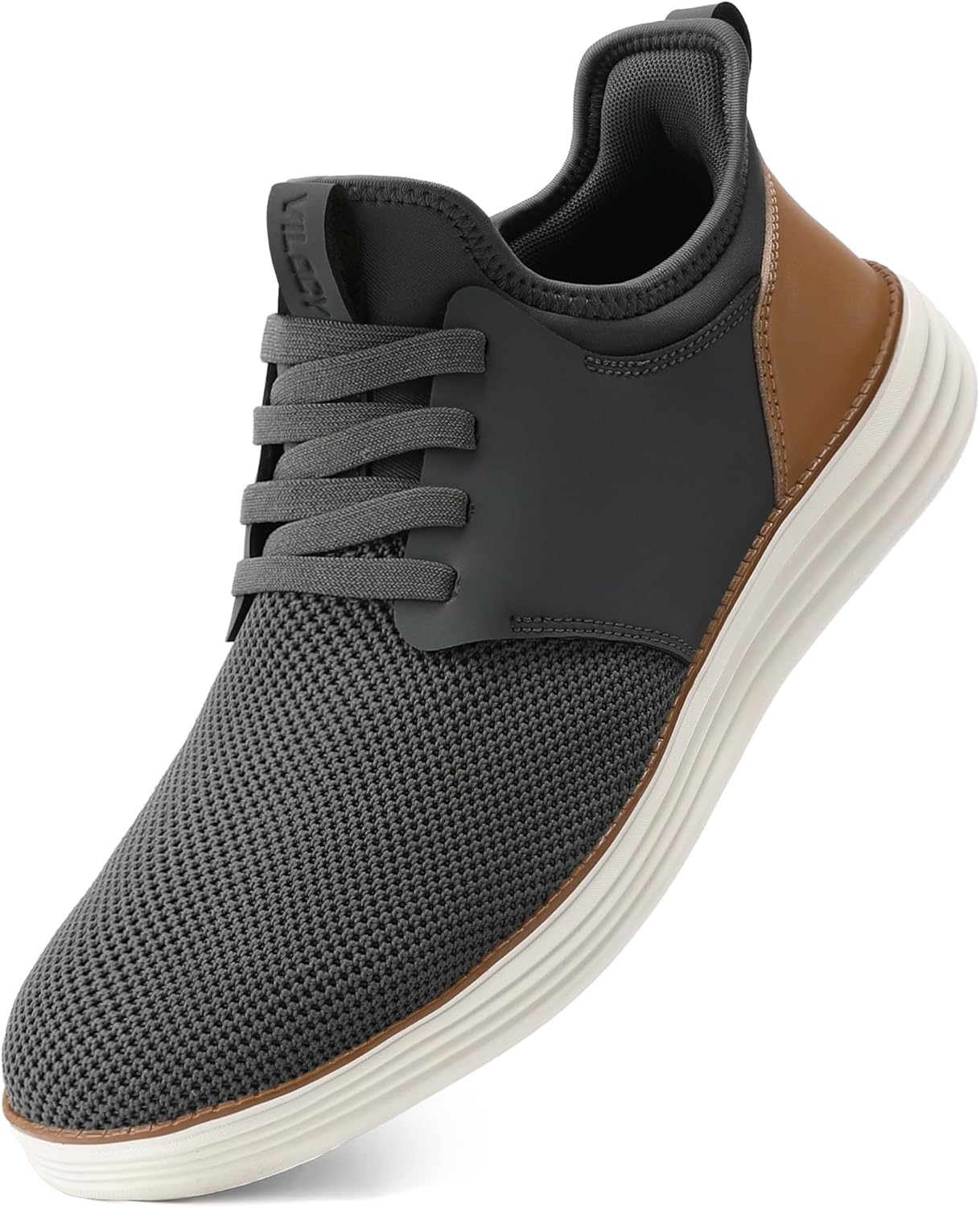 VILOCY Mens Slip On Casual Dress Shoes for Everyday Comfort