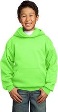 Port & Company Boys' Pullover Hooded Sweatshirt - Cozy Everyday Layer
