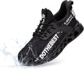 Furuian Steel Toe Sneakers Lightweight Waterproof Safety Shoes