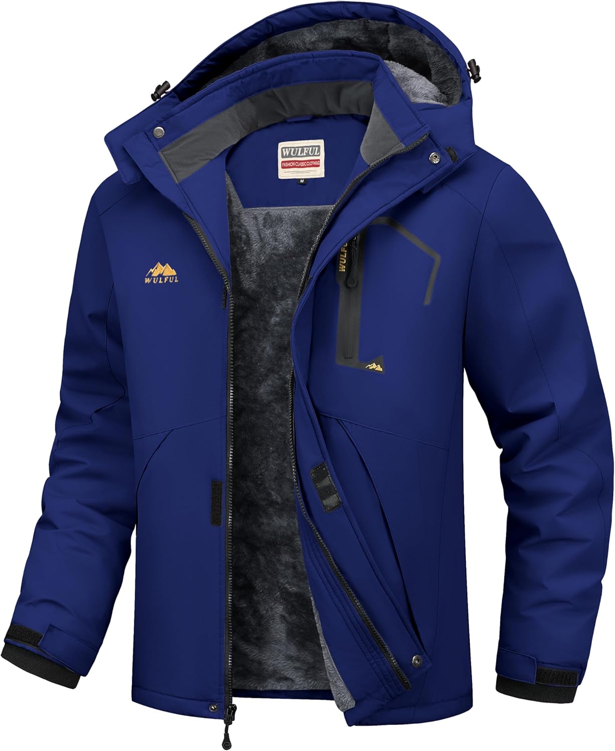 WULFUL Men's Ski Jackets Warm Winter Snow Windbreaker Coat