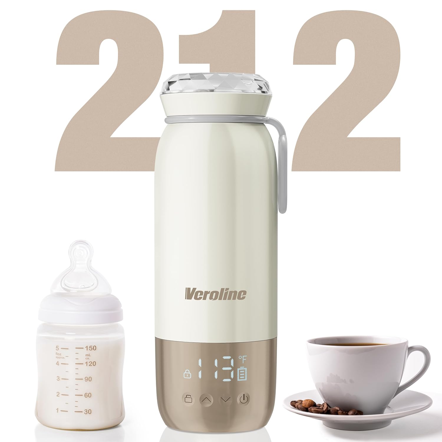 Portable Bottle Warmer for Travel - Fast Heating & Safe Design