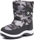 Ahannie Toddler Girls Warm Snow Boots - Insulated Winter Boot