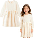 Toddler Knit Sweater Dress for Baby Girls - Cozy Fall to Winter Dress