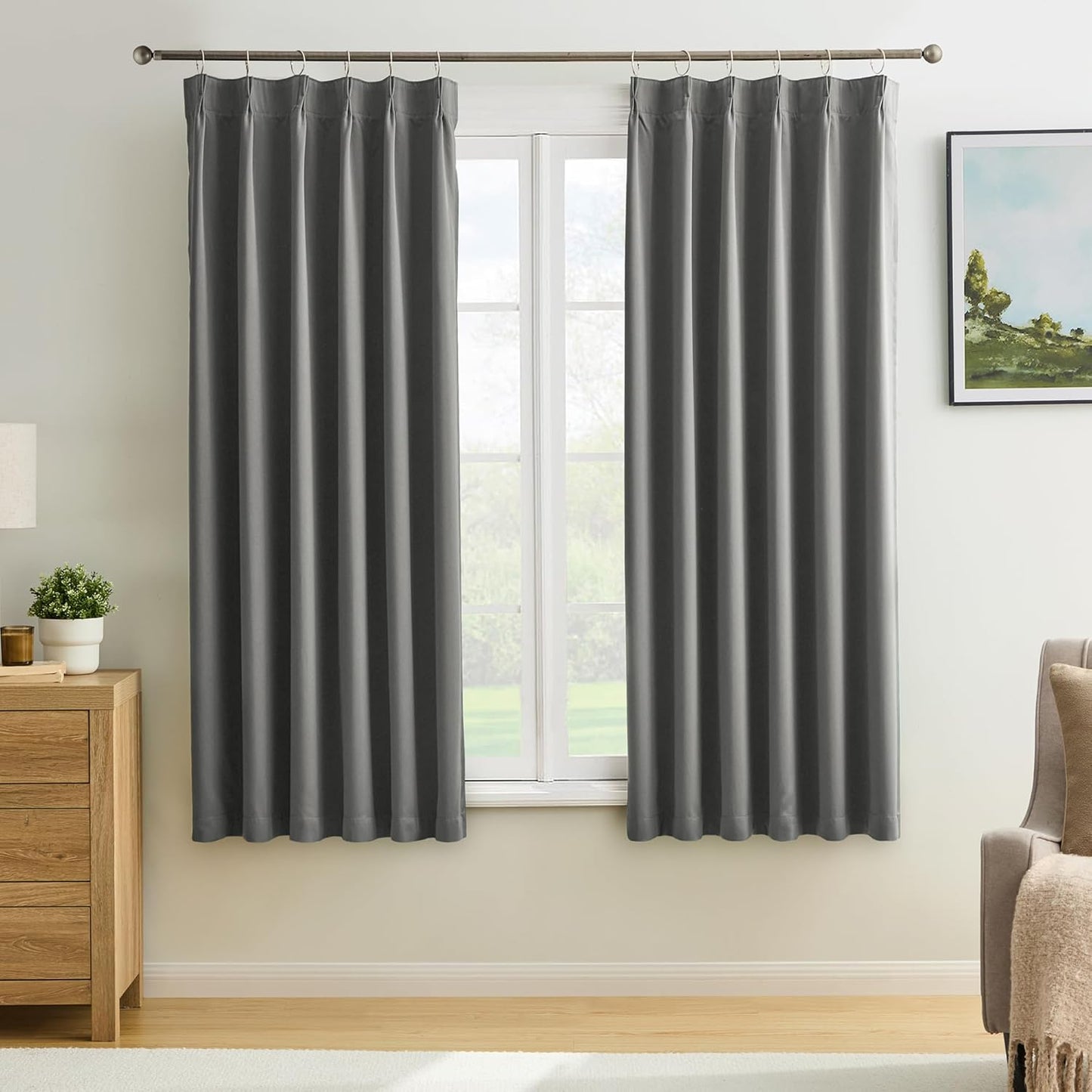 Blackout Bedroom Curtains 72 Inches Long for Ultimate Privacy