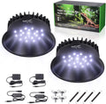 UVB Light for Reptiles UVA UVB Lamp with Timer - 2 Pack LED