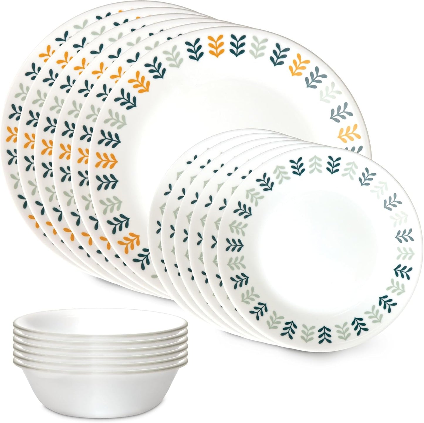 Corelle Vitrelle 18 Piece Dinnerware Set for Stylish Dining