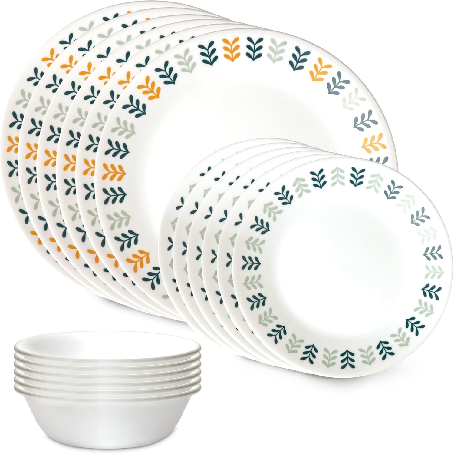 Corelle Vitrelle 18 Piece Dinnerware Set for Stylish Dining