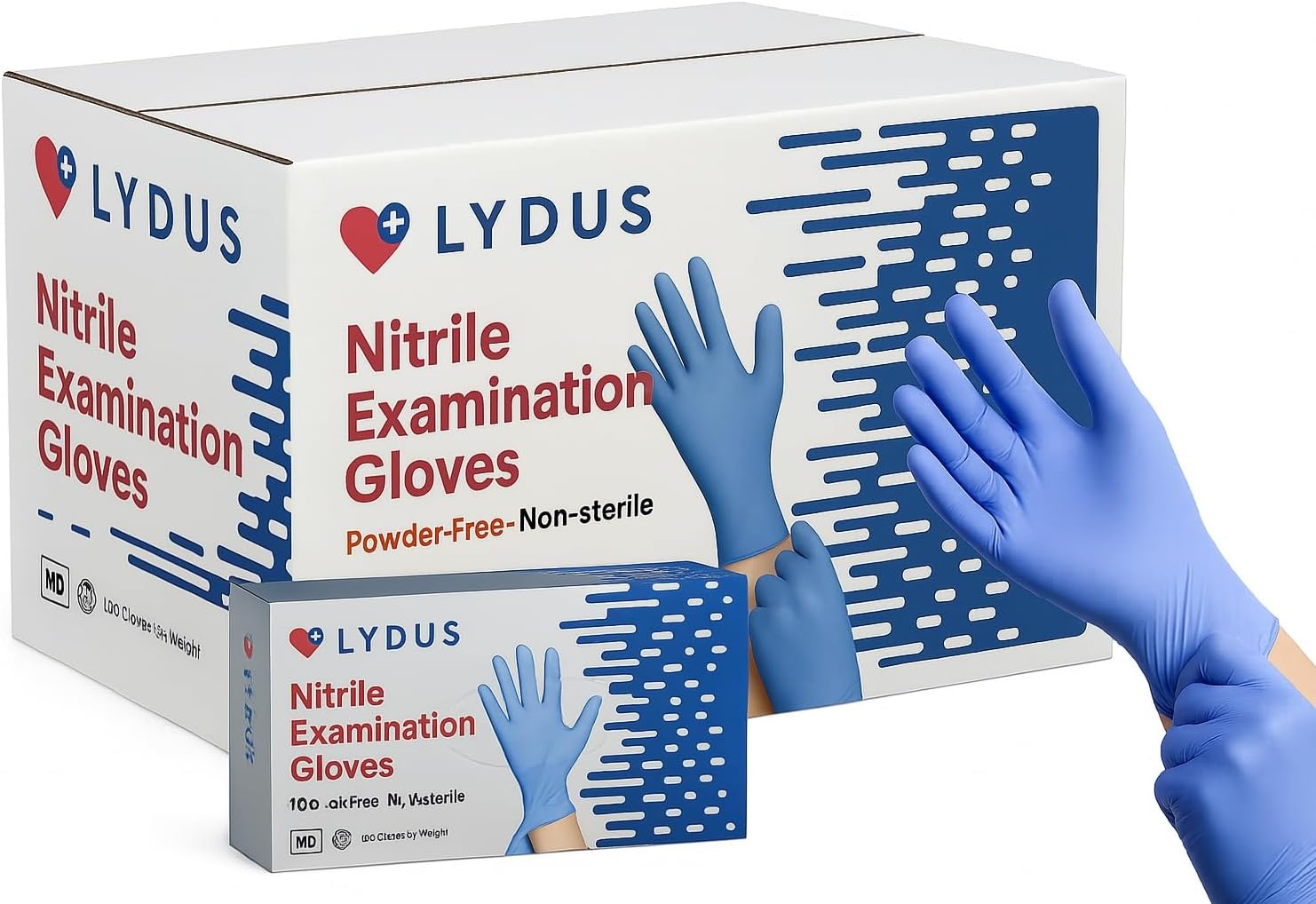 Nitrile Gloves Disposable Powder Free for Cooking and Cleaning