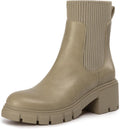Women's Chelsea Platform Ankle Boots - Chunky Lug Fashion Booties