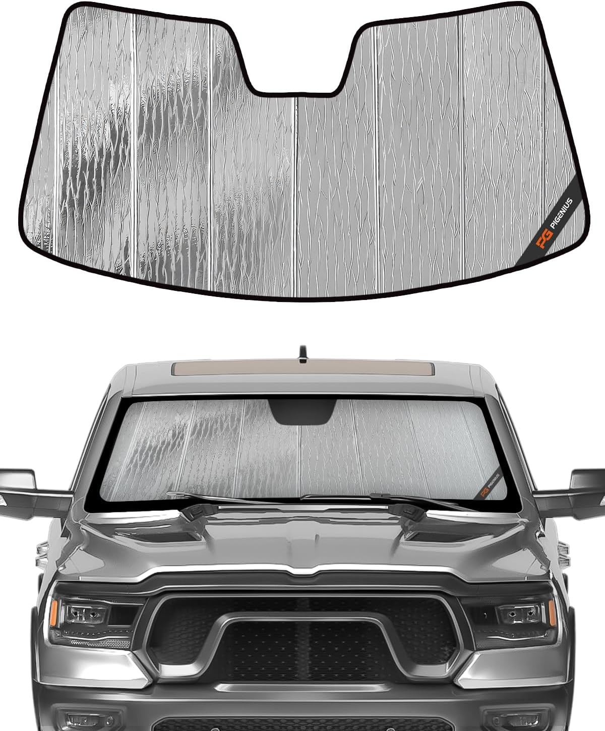 Windshield Sun Shade for Ram 1500 2019-2025 - Beat the Heat