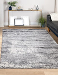 Keen Home Design 4x6 Abstract Cream/Grey Area Rug - Thick Pile Accent