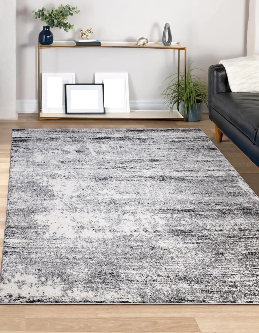 Keen Home Design Area Rugs - Abstract 4x6 Non-Shedding Rugs