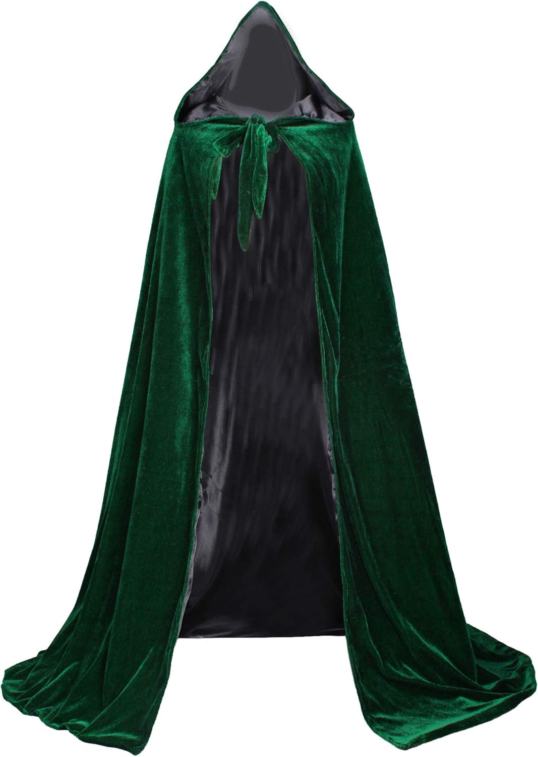 Velvet Renaissance Medieval Cloak Cape with Satin Lining