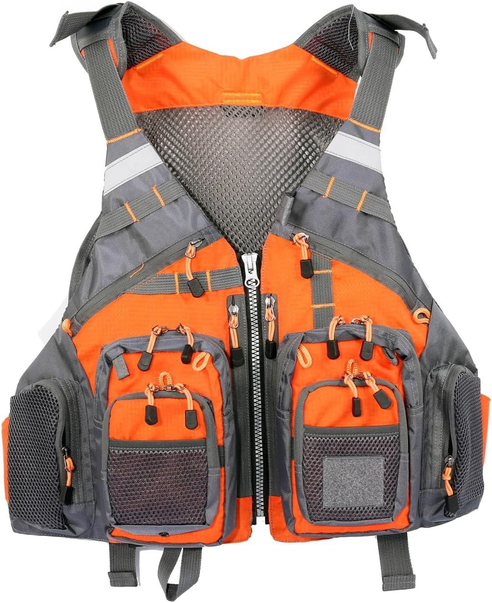 Kayak Life Jackets for Adults - Multi Pocket Fishing Vest 55ft60