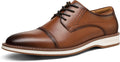 Men's Oxford Wingtip Dress Shoes - Comfortable Lace-Up Formal Shoes