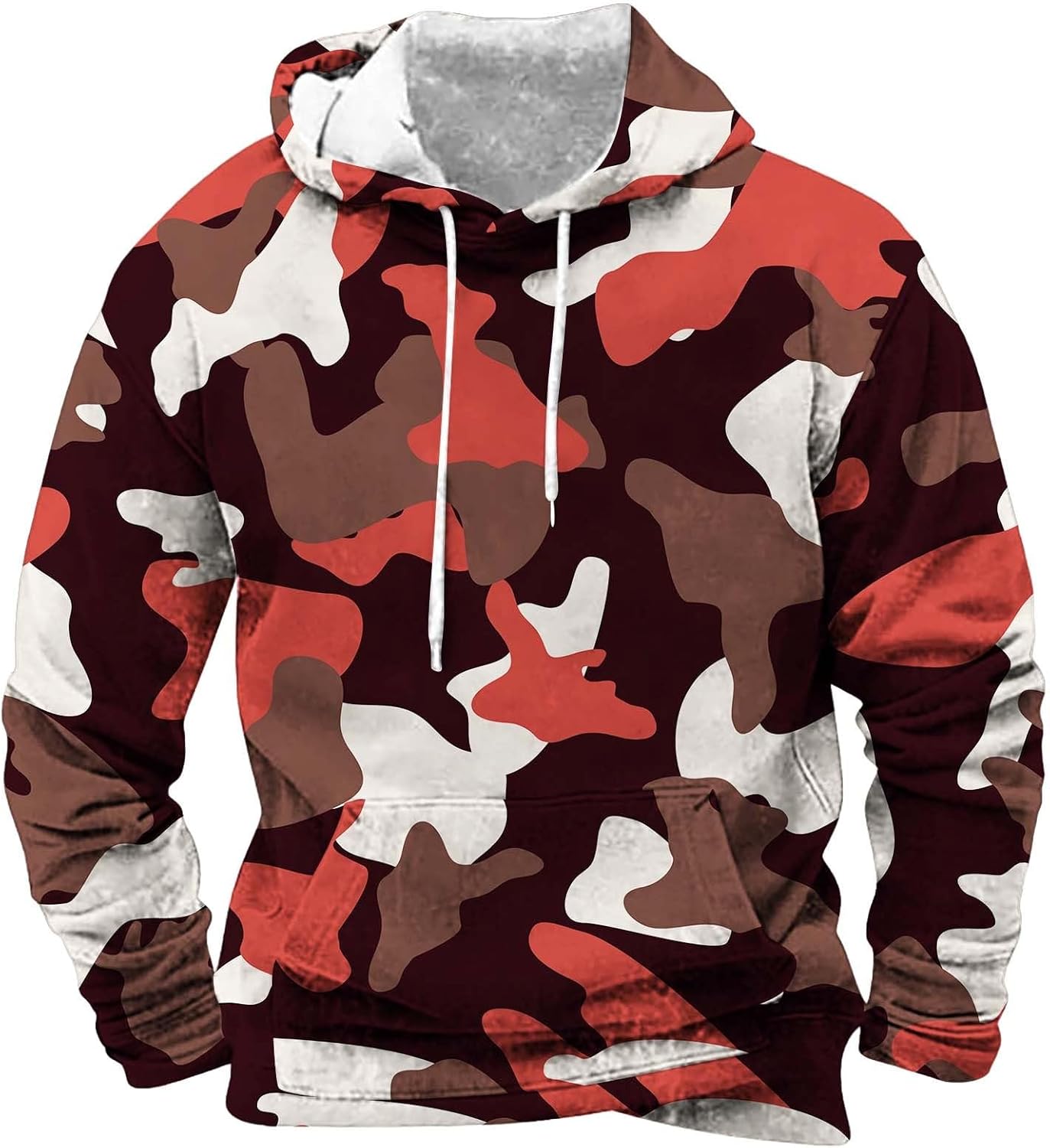 Trendy Camo Hoodie - Stylish Plus Size Sweatshirt