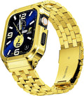 Stainless Steel Case and Bands Compatible with Apple Watch 41mm