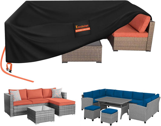 Kovshuiwe 75 Lx43 W Waterproof Patio Furniture Covers for Protection