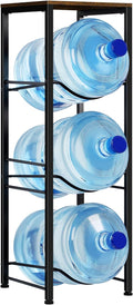 MOOACE 3 Tier 5 Gallon Water Jug Holder with Storage Shelf - Space