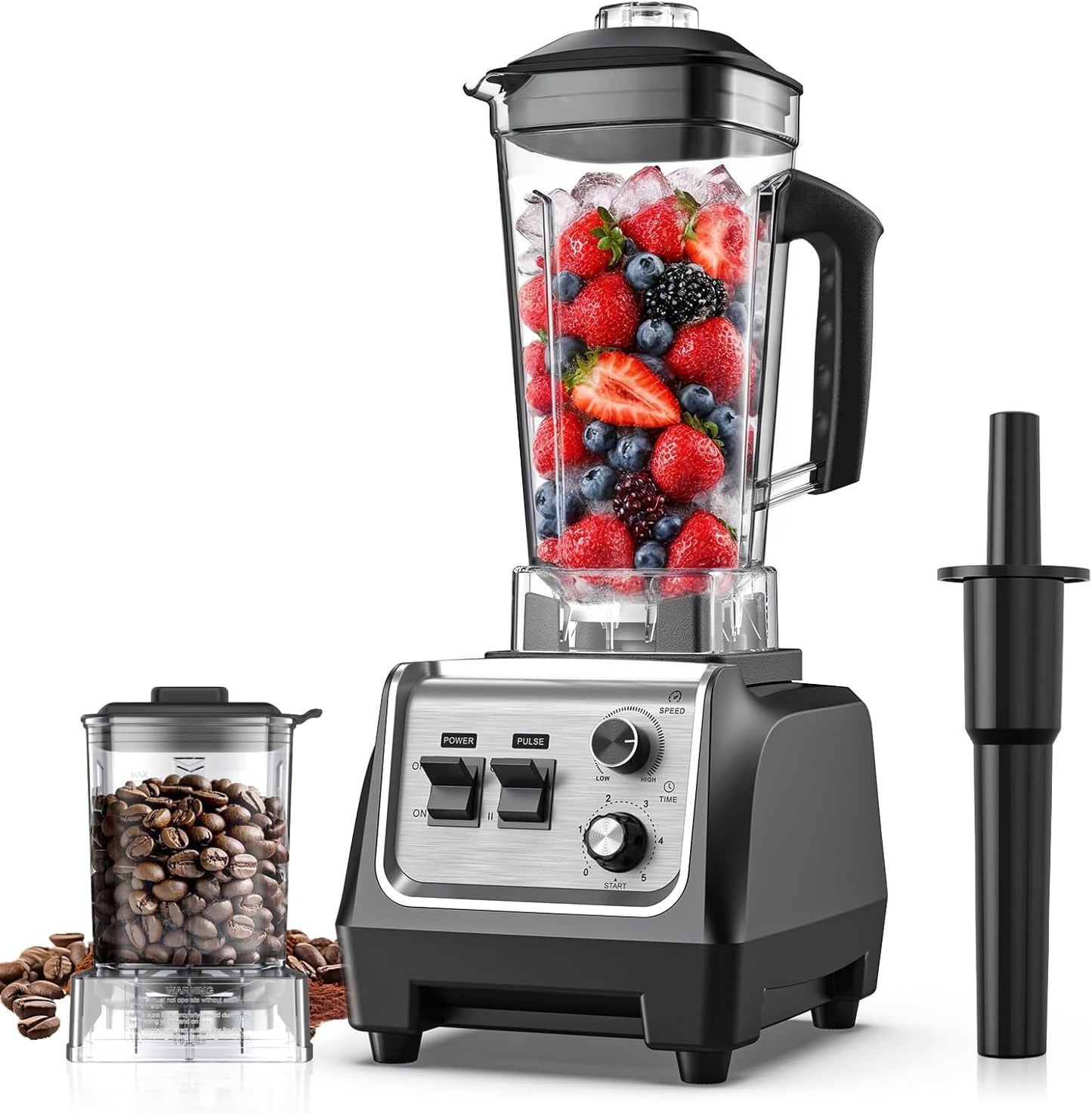 1800W Smoothie Blender and Grinder Combo for Kitchen Use
