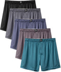 Stretch Satin Boxers for Men - Silk Feeling Sleep Boxers