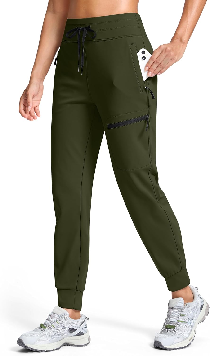 G Gradual Women's Fleece Lined Joggers for Winter Activities