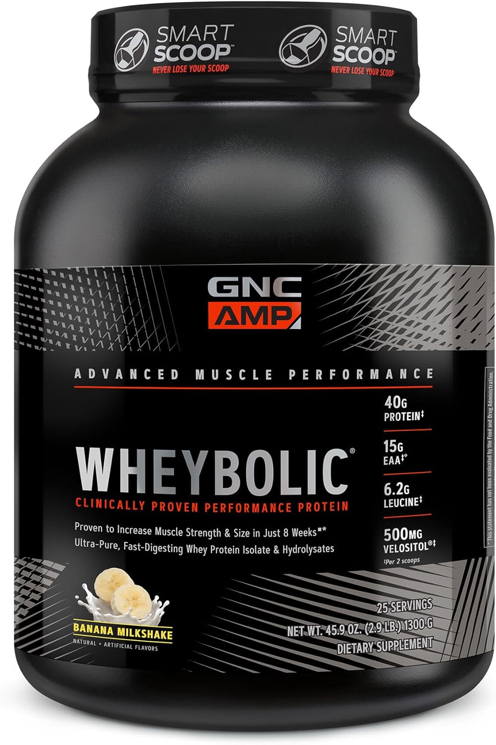 GNC AMP Wheybolic Protein Powder for Muscle Strength & Growth