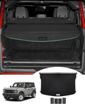Powerty Cargo Cover for Ford Bronco 4-Door Soft Hard Top - Retractable