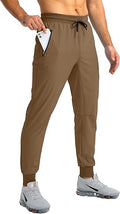 Pudolla Men's Lightweight Jogger Pants Workout Running Pants