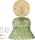 Vintage Battery Operated Wall Sconce - Rechargeable Wireless LED