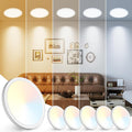 Peasur 7 in LED Ceiling Light Adjustable Color Temps - Bright, Thin