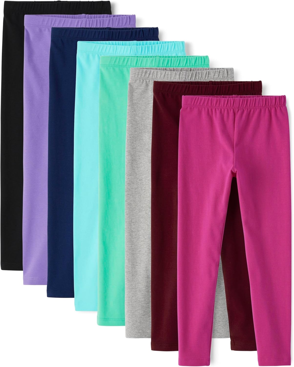 The Children's Place Girls Leggings 8 Pack for Everyday Style