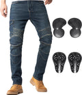 Motorcycle Pants for Men Motocross Riding Jeans - CE Armor Protected