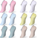 Non-Slip Yoga Socks Set for Women - Enhanced Grip for Workouts