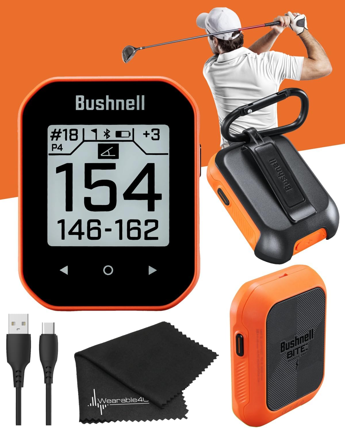 Bushnell Phantom 3 GPS Rangefinder with BITE Magnetic Mount